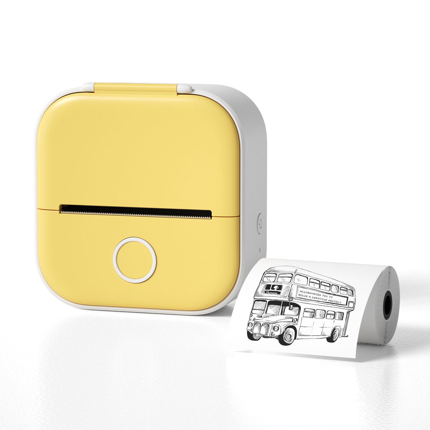 PrintBunny™ Mini Printer Set – 1 Printer + 4 Sticky Paper Rolls