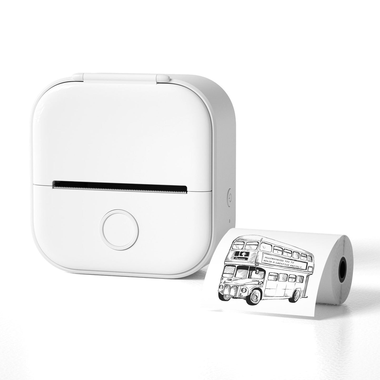 PrintBunny™ Mini Printer Set – 1 Printer + 4 Sticky Paper Rolls
