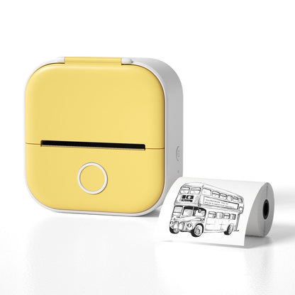 PrintBunny™ Mini Printer Set – 1 Printer + 4 Sticky Paper Rolls